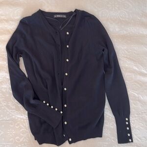 Zara Pearl accent Sweater